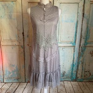 A’reve lacy gray dress